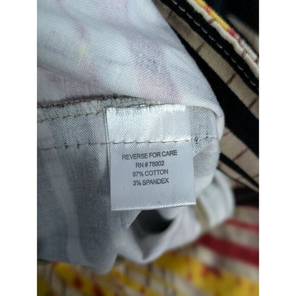 Drapers & Damons XL Multicolor Striped Abstract Jacket zebra strips zip rainbow - Picture 5 of 12